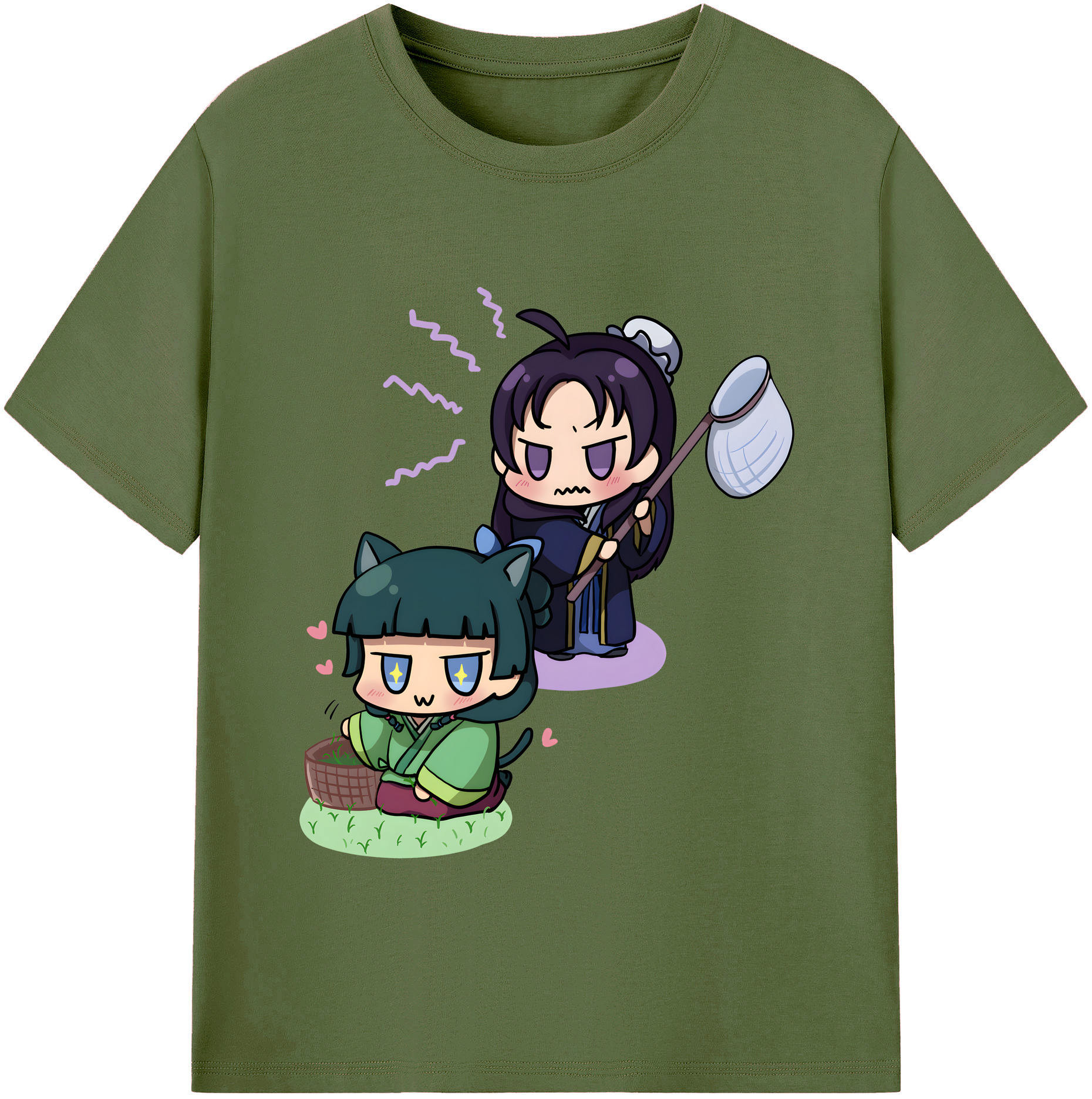 （画像用） 薬屋のひとりごと The Apothecary Diaries 綿100％半袖Tシャツ（フロントプリント）